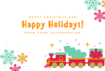 Merry Christmas and Happy New Year - Trains 